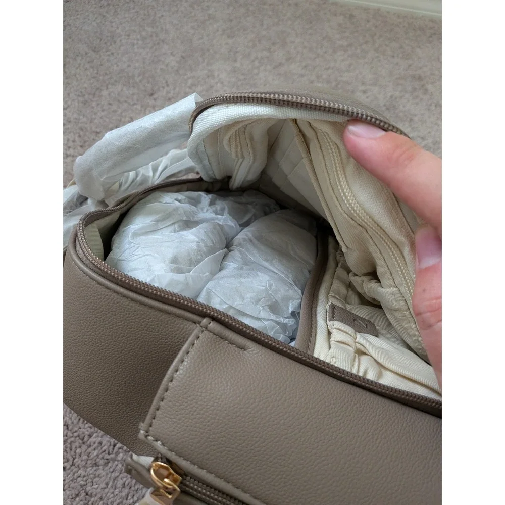 NEW Ayla & Co The Ayla Diaper Bag Pebble Backpack + Accessories Factory Seal